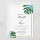 Search for monstera wedding invitations Gold