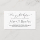 Search for welcome party enclosure cards Black and white
