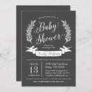 Recherche de tableau baby shower invitations Rustique