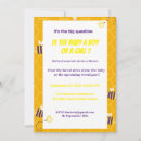 Search for bee gender reveal invitations Elegant