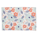 Search for orange floral pillowcases Blue
