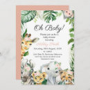 Search for greenery baby girl shower invitations Watercolor