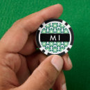 Recherche de feuille jetons poker Monogramme