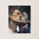 Recherche de peintures colorées puzzles Beau