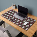 Recherche de crânes roses tapis souris Sombre