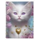 Search for pink fluffy notebooks Kitten
