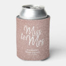 Search for bridal shower can coolers Glitter