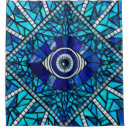 Search for evil eye shower curtains Mediterranean
