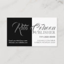 Search for two tone business cards Black and white