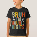 Search for 10th birthday boys tshirts Double