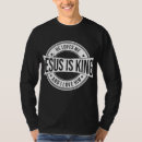 Recherche de jésus est mon roi tshirts Tendance