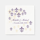 Search for fleur de lis napkins Mardi gras