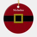 Search for santa belt ornaments Red