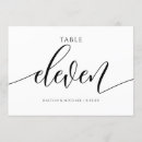 Search for 11 table cards Calligraphy