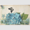 Search for blue hydrangea tissue paper Ephemera