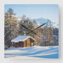 Search for log cabin clocks Winter