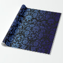Search for black damask wrapping paper Flowers