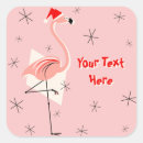 Search for tropical christmas stickers Flamingo