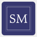 Search for square border stickers Navy