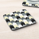 Search for yellow and grey coasters Black