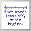 Search for music quote posters Motivational