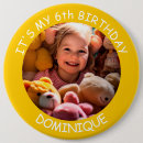 Search for birthday age buttons Girl