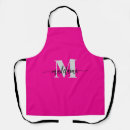 Search for silver aprons Monogrammed