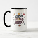 Search for food service mugs Lunch lady