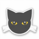 Search for cat head stickers Halloween