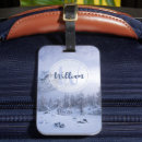 Recherche de merveilleux bagages étiquettes Hiver