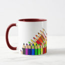 Search for coloured pencil mugs Rainbow