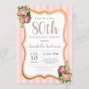 Search for pink stripe invitations Glitter