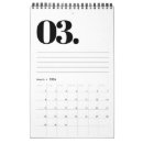 Search for black and white calendars Vintage