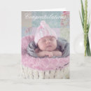 Search for vintage new baby congratulations cards Girl