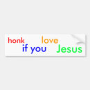 Search for honk if you love jesus bumper stickers Car