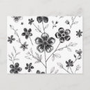 Search for white floral pattern postcards Elegant