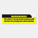 Search for decorations bumper stickers Decorative