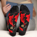 Recherche de rouge et rose chaussettes Fleurs