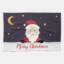 Search for happy new year tea towels Santa