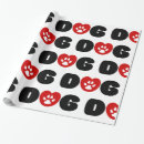 Recherche de canine papier cadeau Patte