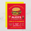 Search for fast food birthday invitations Bbq
