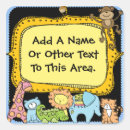 Search for elephant kids stickers Monkey