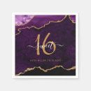 Search for sweet 16 napkins Gold glitter