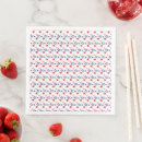 Search for patriotic napkins Red