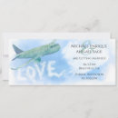 Search for airplane save the dates Heart