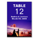 Search for sunset wedding table cards Bride and groom