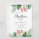 Search for holly berries christmas invitations Neighbourhood christmas open house