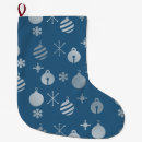 Recherche de bleu foncé noël chaussette de noël Flocons de neige