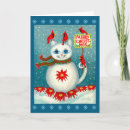 Search for cat snowman cards Whimsical