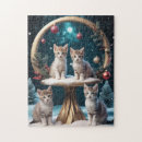 Search for christmas kittens puzzles Xmas